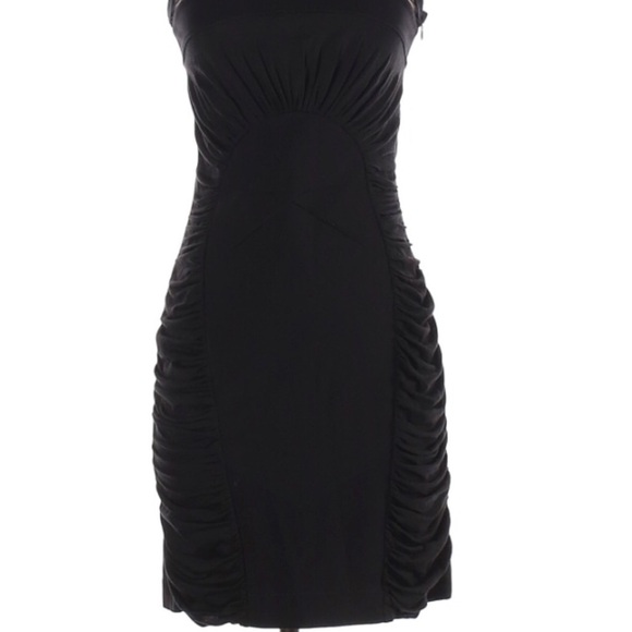 Alessandro Dell’Acqua Ruched Black Dress Italy - Picture 4 of 8